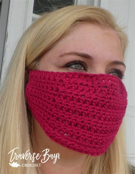 crochet hat with face mask pattern|crochet face mask with filter.